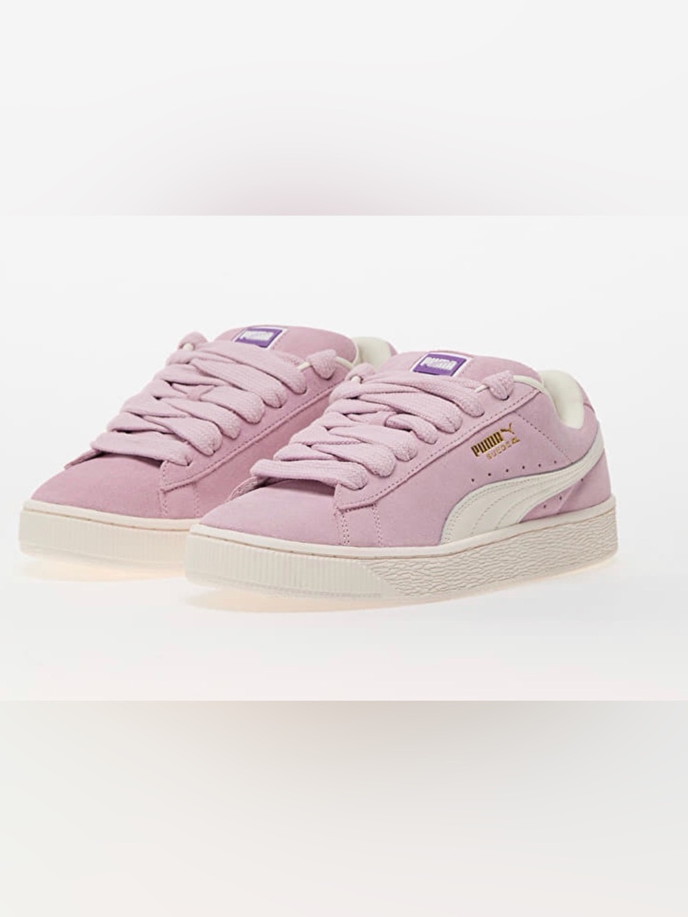 Puma suede XL Grape Mist/warm white size 8.5
